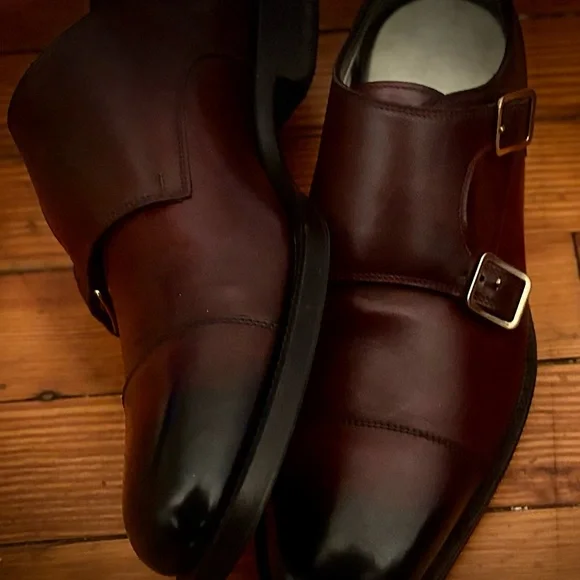 ºTOM FORDº Burnished Leather — ELKAN MONK STRAP ★Price Drop★